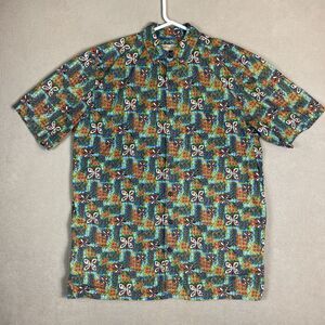 The Territory Ahead Shirt Mens Medium Tall‎ Multicolor Button Up Adult
